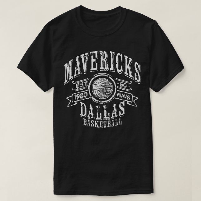 Mavericks Vintag Basketball TShirt (Design vorne)