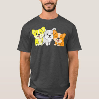 Maverique Flag Pride Lgbtq Hunde Maverique Corgi80 T-Shirt