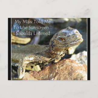 "Maw Knows Best" Postkarte