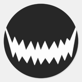 Maw Mouth Runder Aufkleber