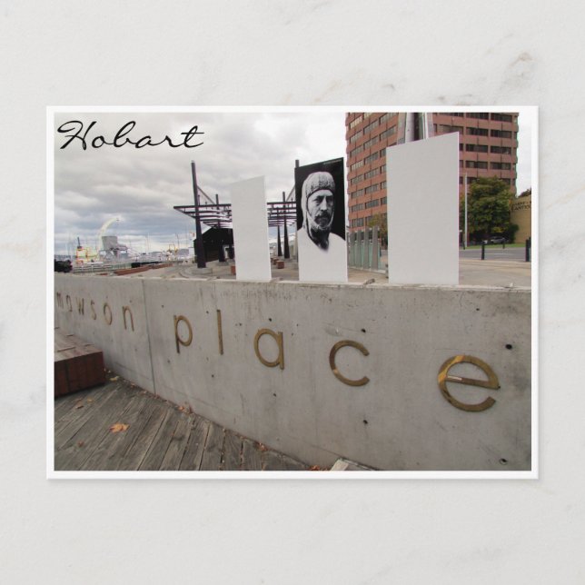 Mawson Place Hobart Postkarte (Vorderseite)