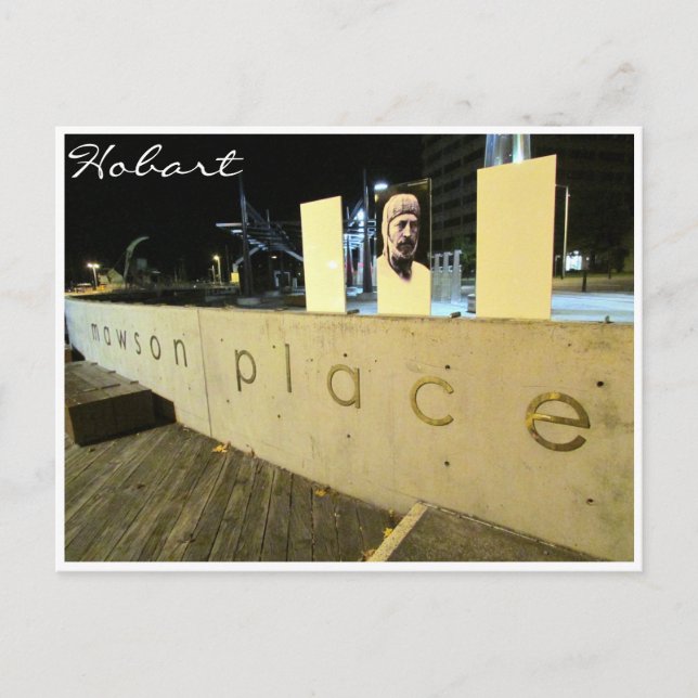 Mawson-Platz Postkarte (Vorderseite)