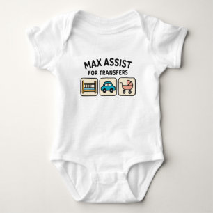 Max Assist für Transfers, Baby-Mobility-Bodysuit Baby Strampler