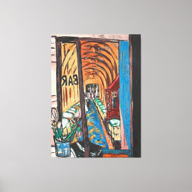 Max Beckmann - Expressionism - Un Bar a Paris 1939 Leinwanddruck (Vorderseite)