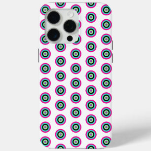 Max Bright Colorful Circles Coque pour iPhone 15 Pro M
