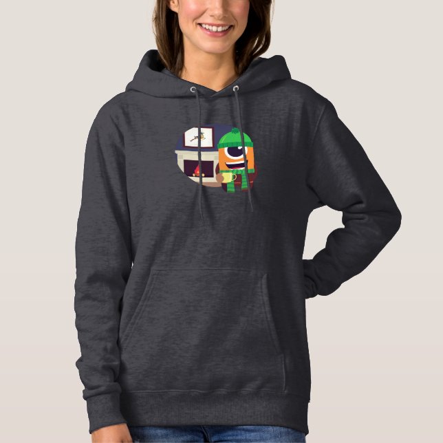 Max Coffee am Feuer Hoodie (Vorderseite)
