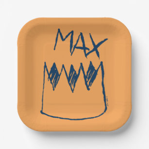 Max & Crown Sketch Pappteller