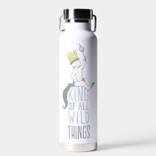Max Der König aller Wilden Dinge - Blau Trinkflasche