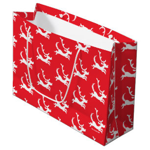 Max die Rentiersilhouette Große Geschenktüte