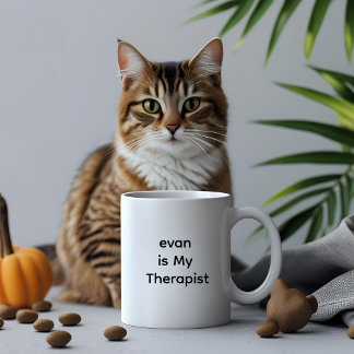 Max est mon thérapeute – Mug de soutien émotionnel