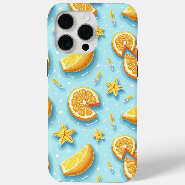 Max ÉTÉ LEMON iPHONE 15 PRO COQUE (Verso)