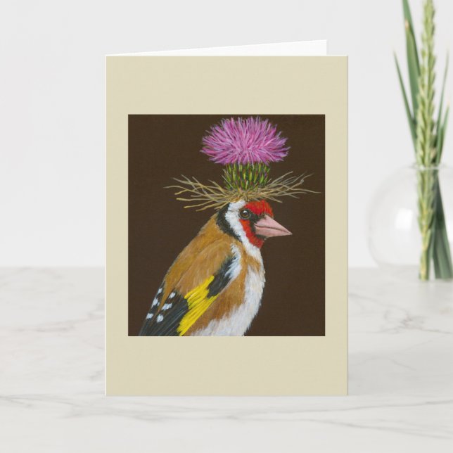 Max. europäische Goldfinch-Karte Karte (Vorderseite)