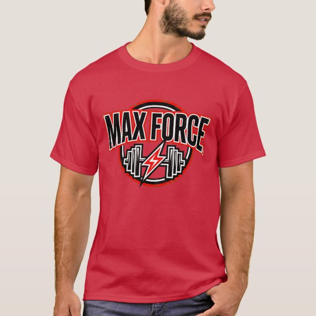 Max Force Gym Logo Tee (Vorderseite)