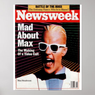 Max Headroom Poster