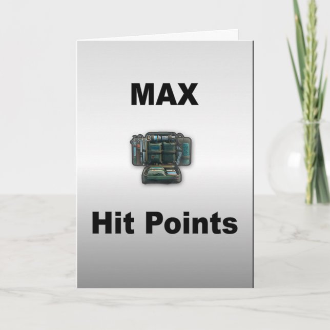 MAX Hit Points Karte (Vorderseite)