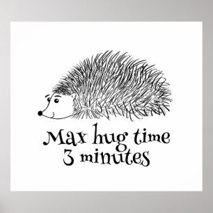 Max Hug Zeit drei Minuten Poster