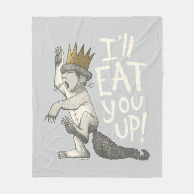 Max | I'll Eat You Up! Fleecedecke (Vorderseite)