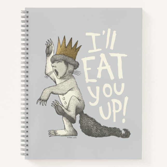 Max | I'll Eat You Up! Notizbuch (Vorderseite)