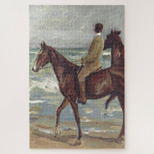Max Liebermann: Zwei Reiter am Strand Kunst