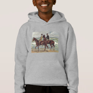 Max Liebermann: Zwei Reiter am Strand Kunst Hoodie