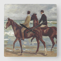 Max Liebermann: Zwei Reiter am Strand Kunst