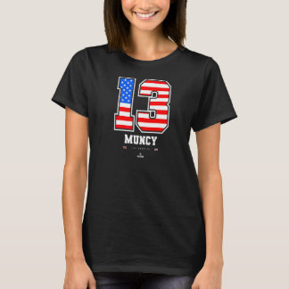 Max Muncy Us Flag-Nummer T-Shirt