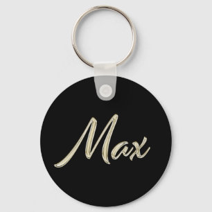 Max. Name für weißes Button-Fenster Schlüsselanhänger