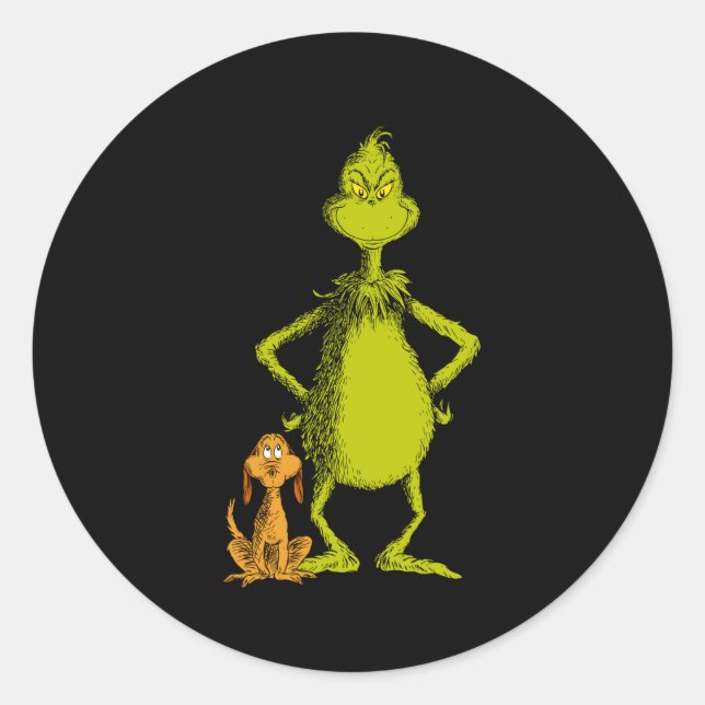 Max Stance  Runder Aufkleber (Vorderseite)