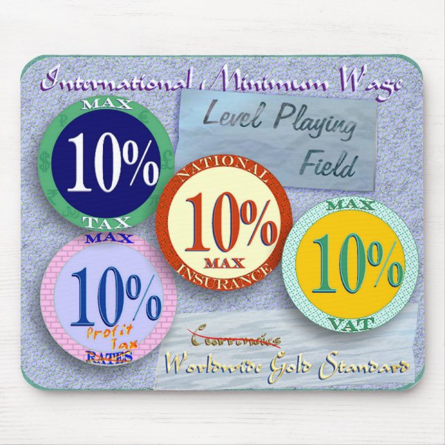 Max. Steuer 10 % Max. Mehrwertsteuer 10 % Max. NI  Mousepad (Vorne)