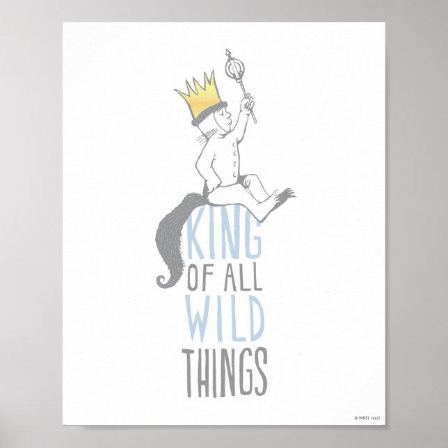 Max | The King of All Wild Things - Blue Poster (Vorne)