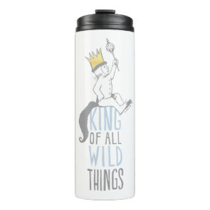 Max The King of All Wild Things - Blue Thermosbecher