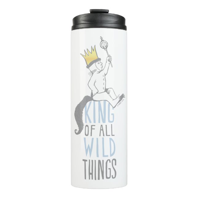 Max | The King of All Wild Things - Blue Thermosbecher (Vorderseite)