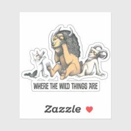 Max und die wilden Dinge spielen Aufkleber