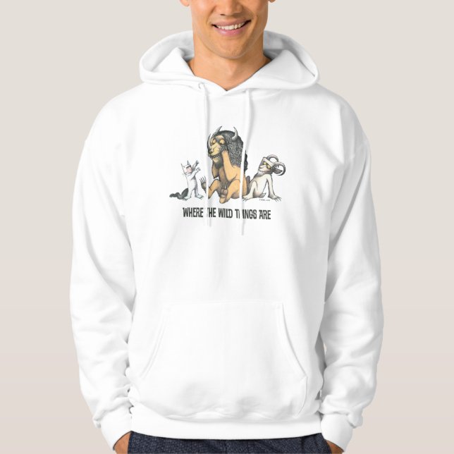 Max und die wilden Dinge spielen Hoodie (Vorderseite)