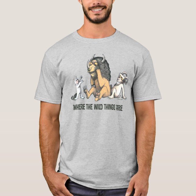Max und die wilden Dinge spielen T-Shirt (Vorderseite)