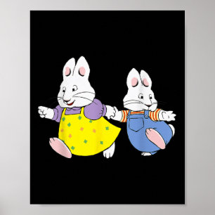 Max und Geburtstagsdekoration Ruby Bunny Poster