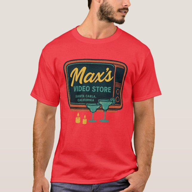 Max. Video-Store T-Shirt (Vorderseite)