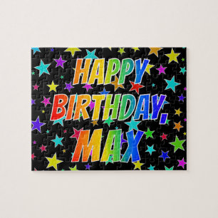 "MAX" Vorname, Spaß "GLÜCKLICHER BIRTHTAG"