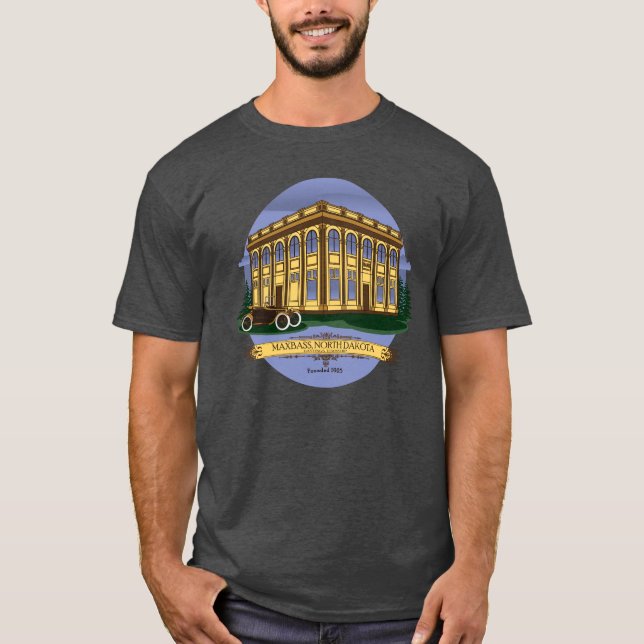 Maxbass Historic Town Square T - Shirt (Vorderseite)
