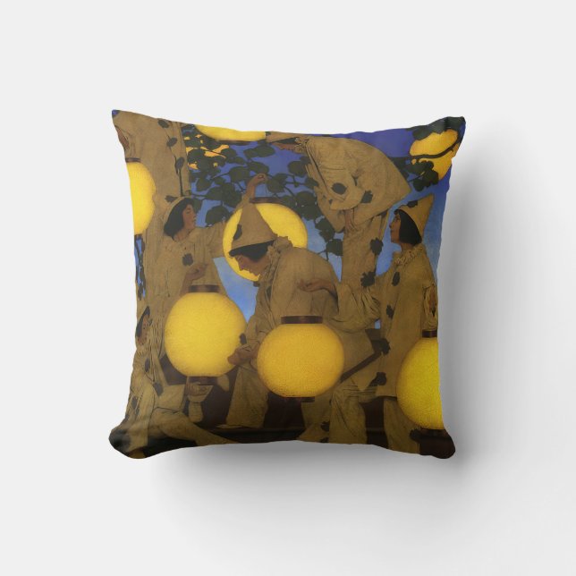 Maxfield Parrish art style Kissen (Vorderseite)