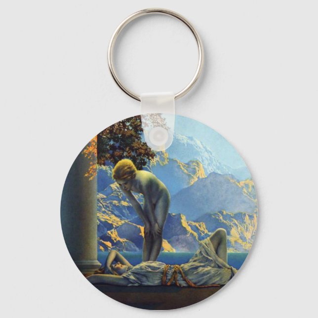 Maxfield Parrish Daybreak Schlüsselanhänger (Vorderseite)