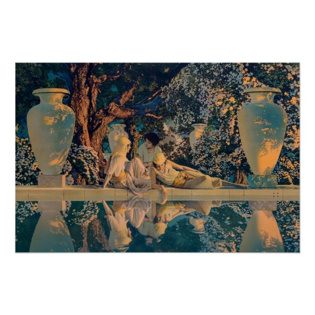Maxfield Parrish Der Garten Allahs 1918 Fine Art Poster (Vorderseite)
