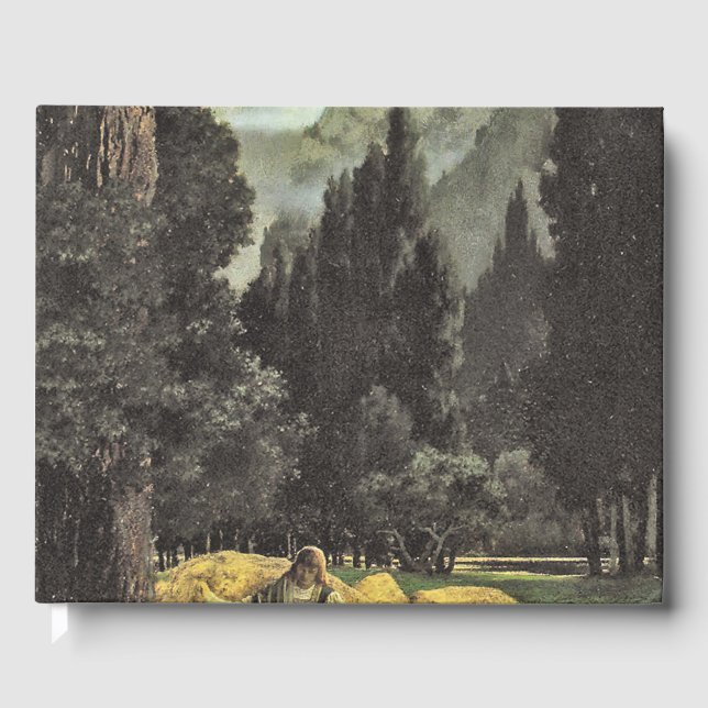 Maxfield Parrish - Dichtertraum (1901) Gästebuch (Vorderseite)