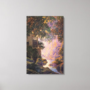 Maxfield Parrish - Die alte Glen Mühle groß Leinwanddruck