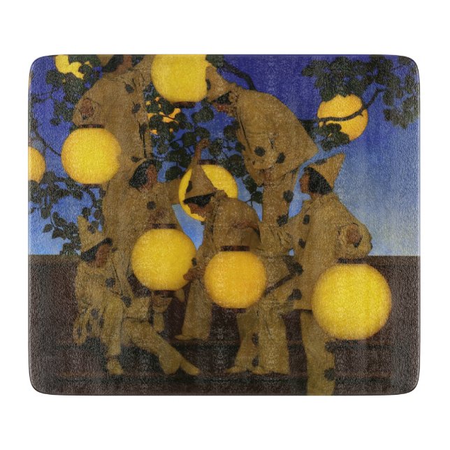 Maxfield Parrish Die Laternen Träger 1908 Vintage Schneidebrett (Vorderseite)