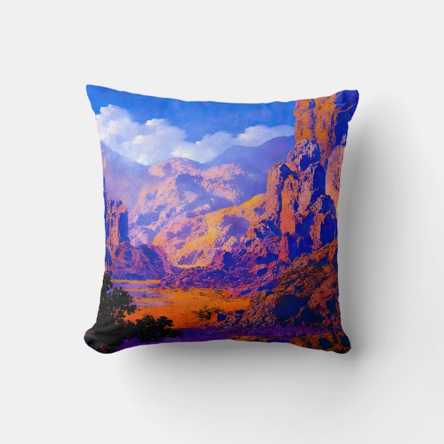 Maxfield-Parrish-Gemälde Kissen (Vorderseite)
