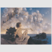 Maxfield Parrish Luftschlösser 1904 Vintage Fantas