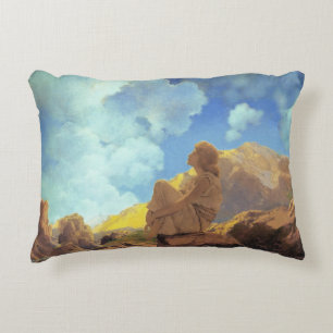Maxfield Parrish Morgen 1922 Wolken Blau Fine Art Dekokissen