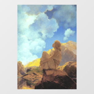 Maxfield Parrish Morgen 1922 Wolken Blau Fine Art Fensteraufkleber