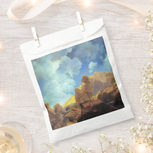 Maxfield Parrish Morgen 1922 Wolken Blau Fine Art Geschenktütchen